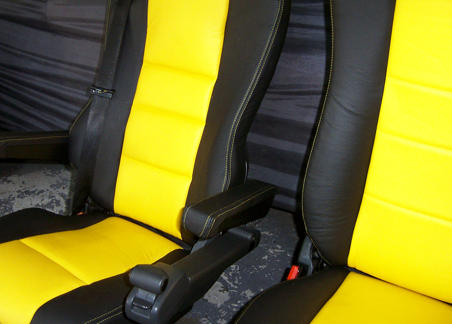 Black+and+yellow+custom+seat+upholstery