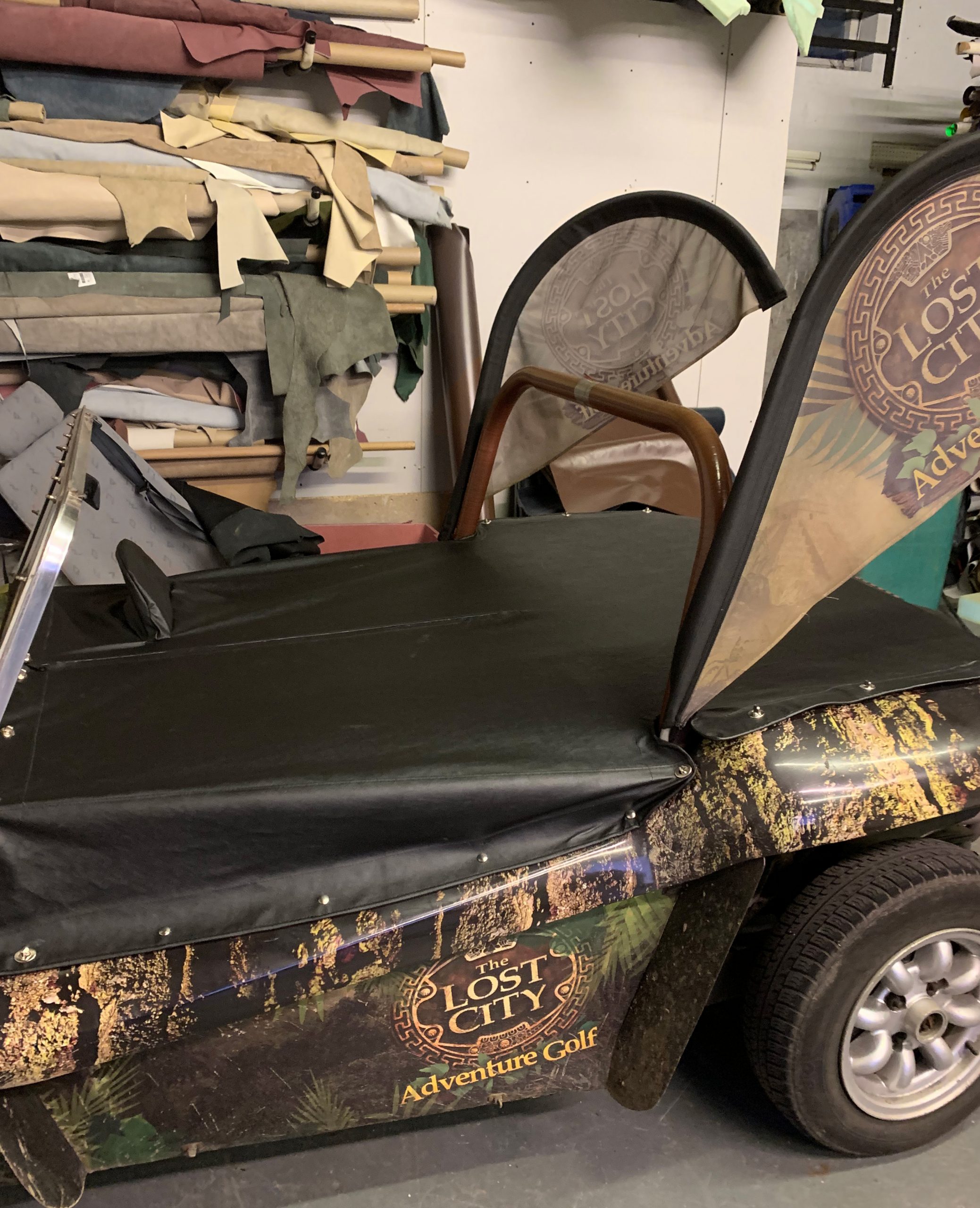 Custom+cover+for+the+Lost+City+Adventure+Golf%2C+Nottingham%2C+promotional+vehicle