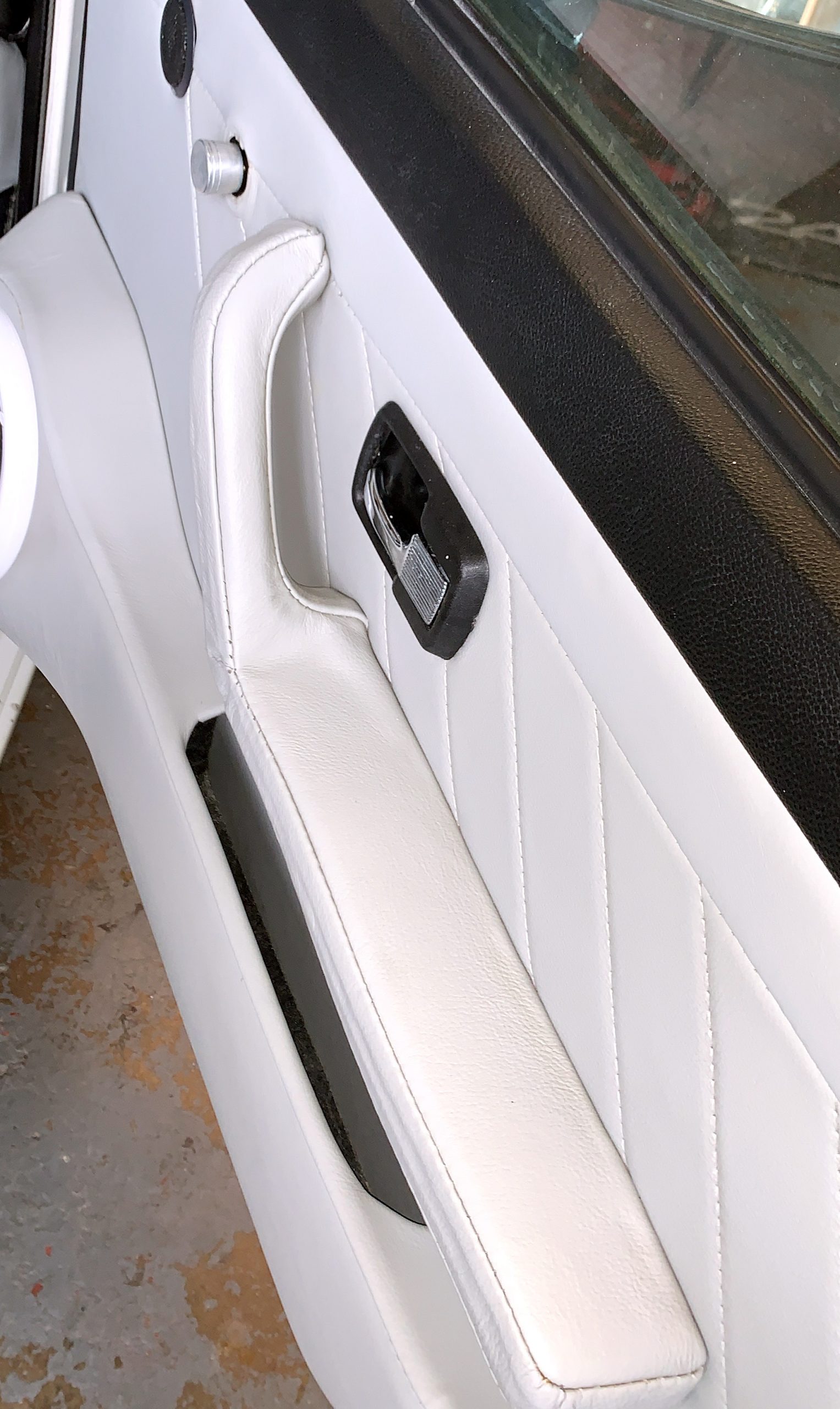 White+car-door+panel+upholstery